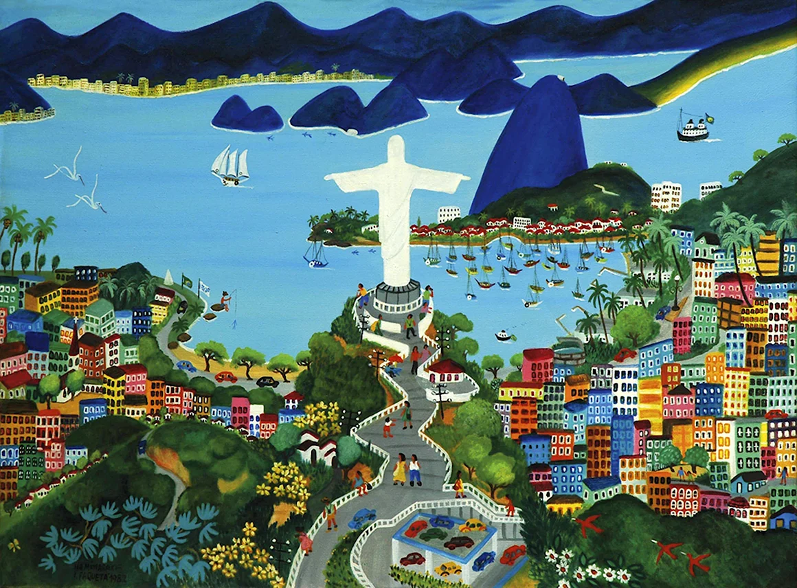 Пейзажи Рио де Жанейро рисунки