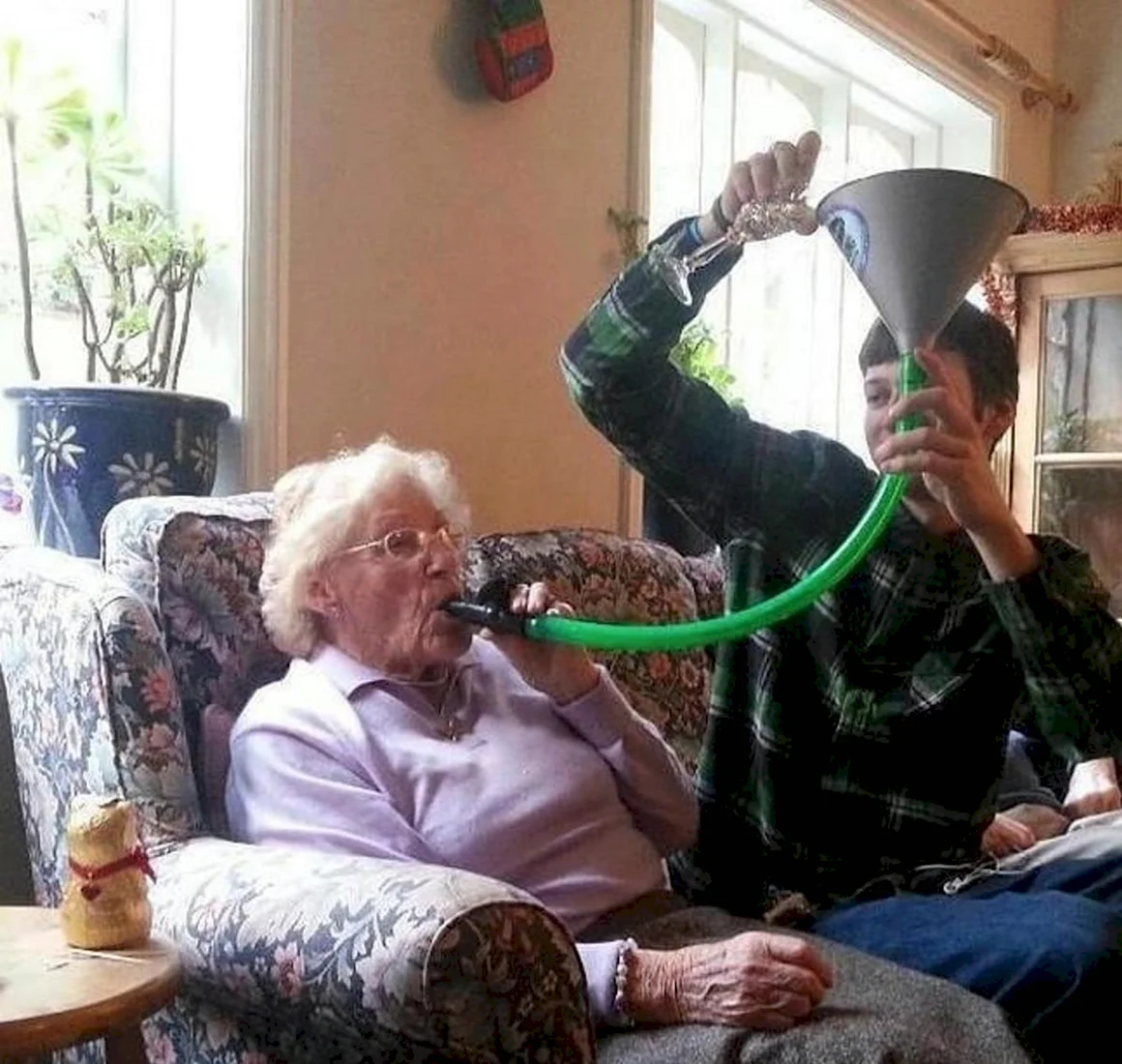 Пьющие старушки