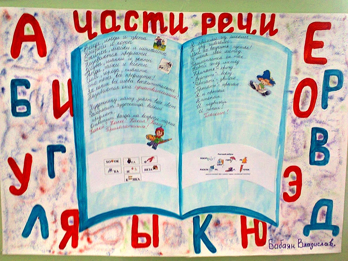 Плакат по русскому языку