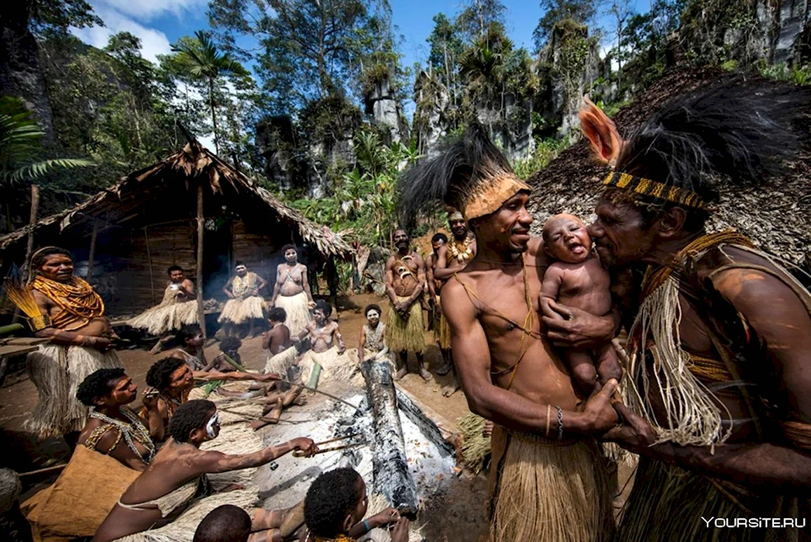 Племени эторо в новой Гвинее
