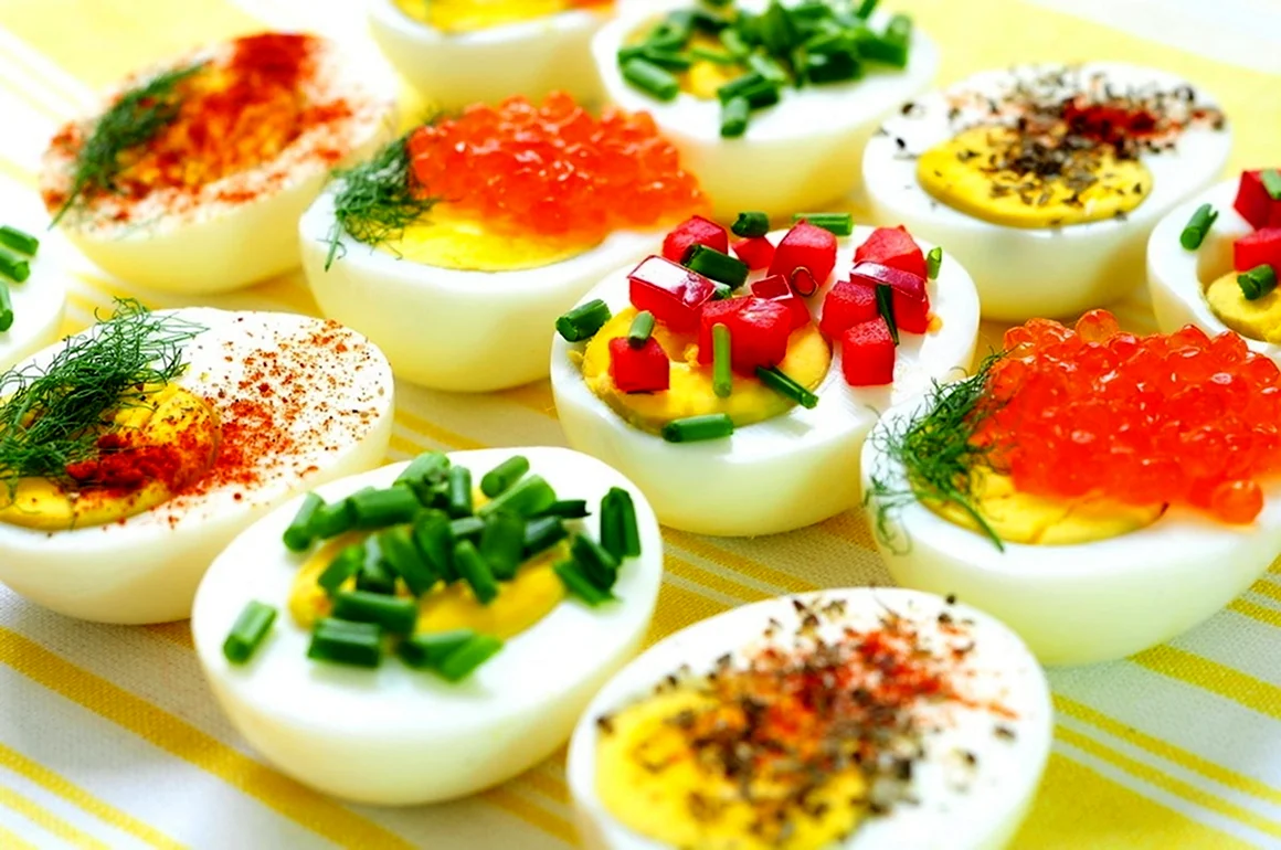 Праздничные блюда из яиц
