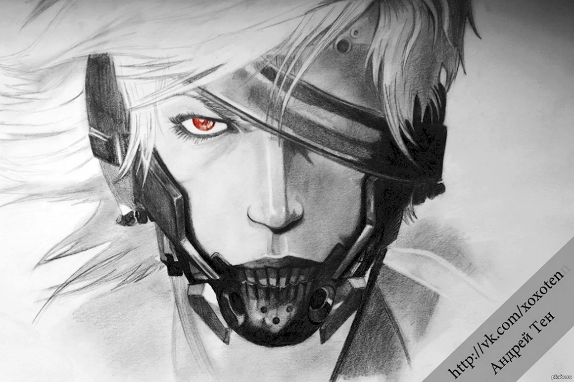Райден Metal Gear рисунок