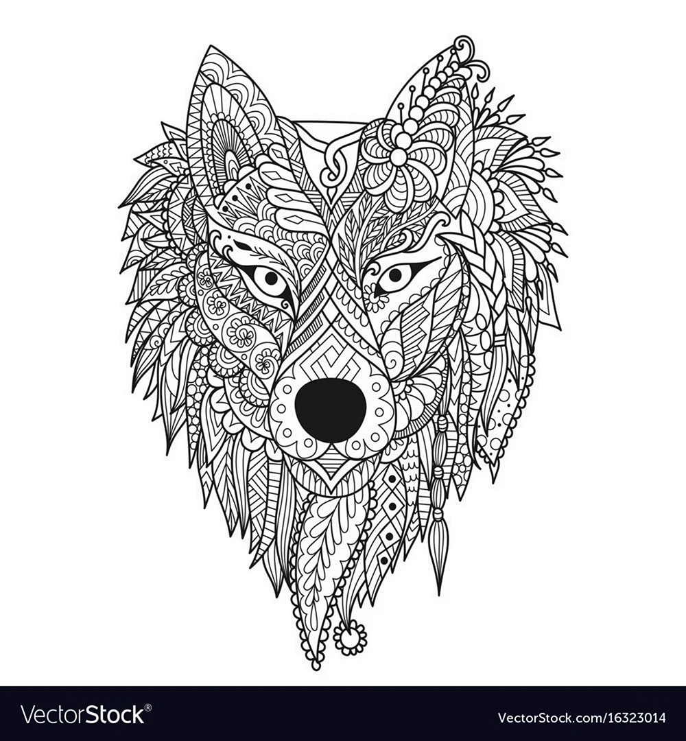 Раскраски волки распечатать крутые красивые