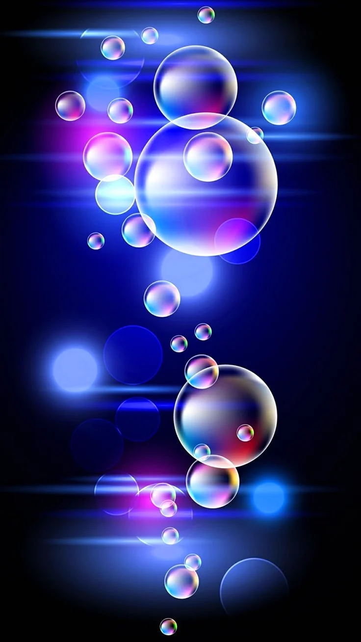 Разноцветные пузырьки