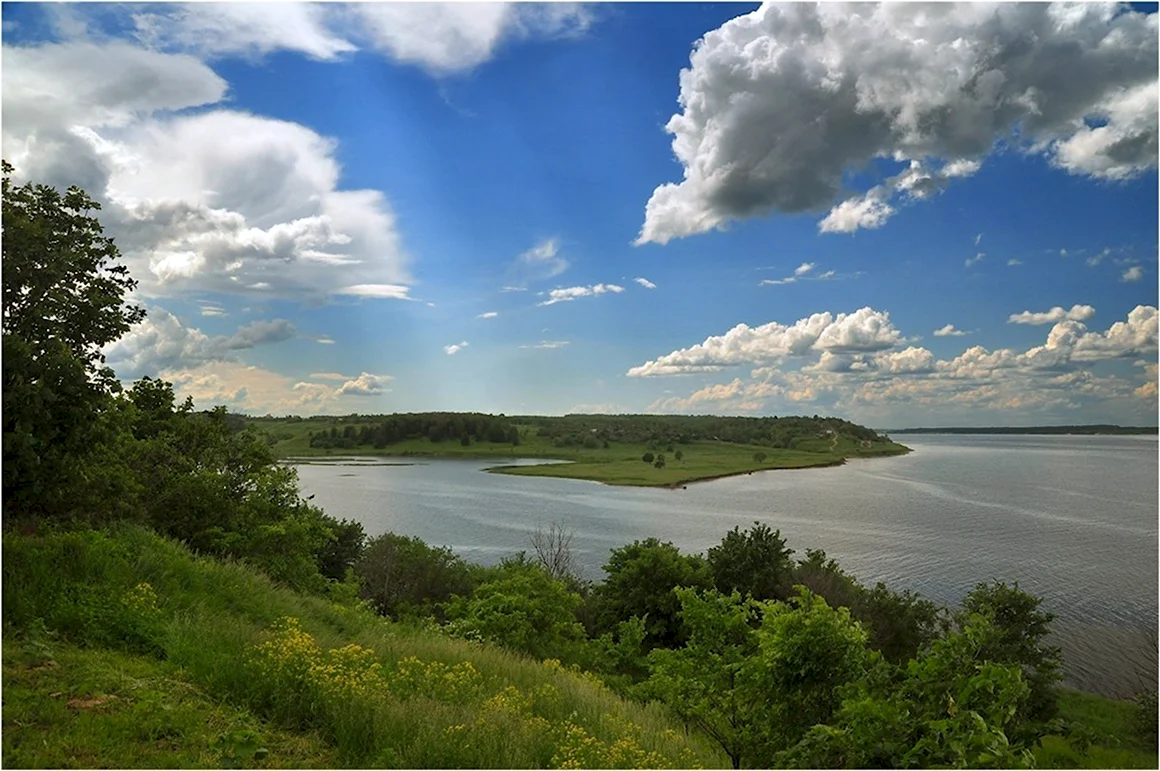 Река Волга Поволжье