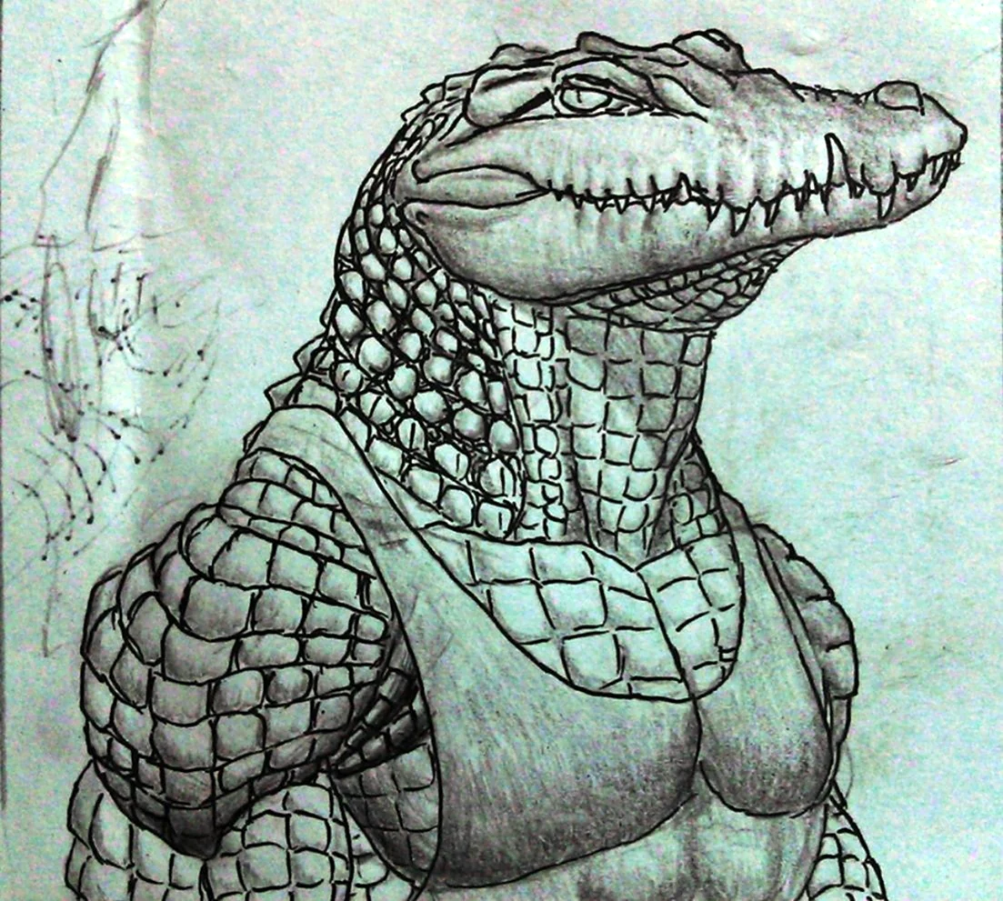 Рептилоид крокодил