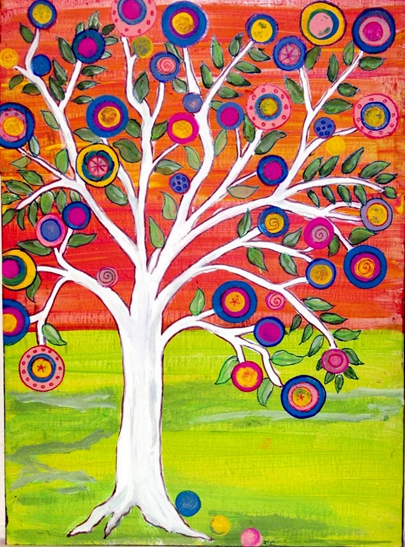 Рисование «сказочное дерево» т.с.Комарова