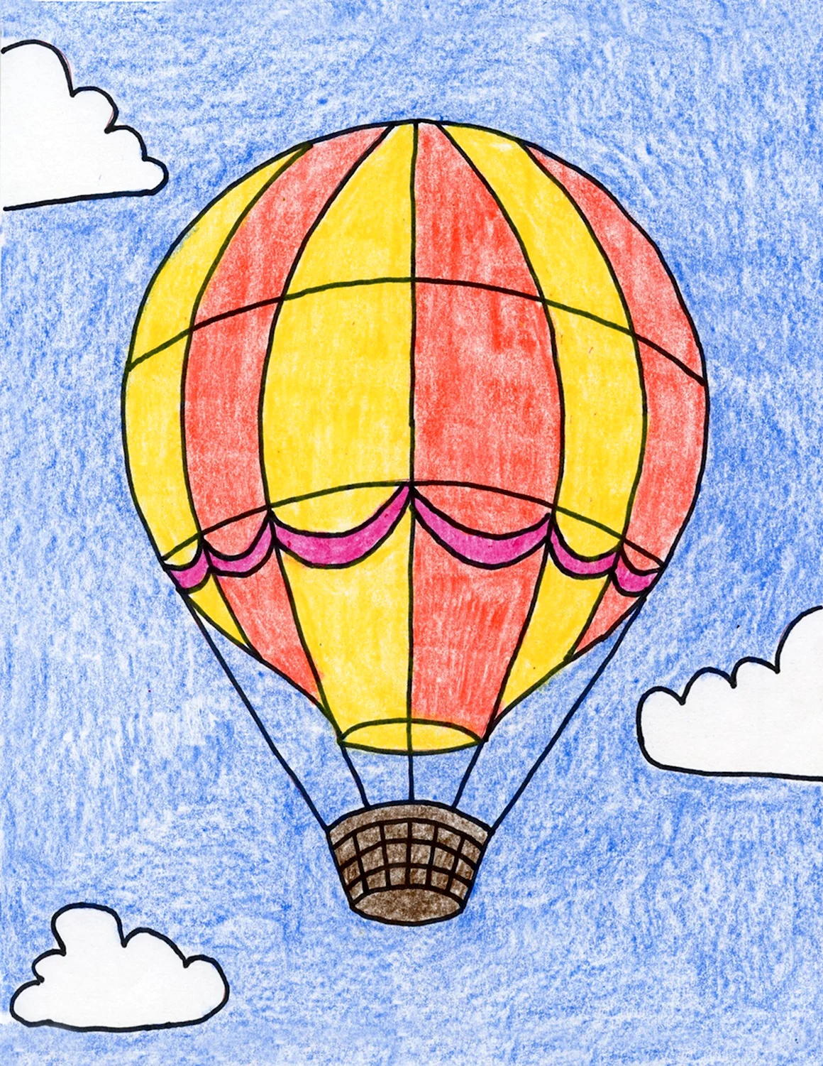 Рисование воздушный шар