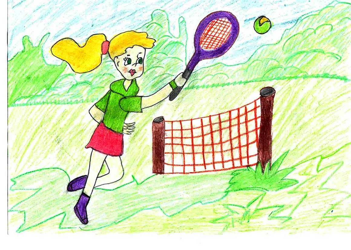 Рисунок на тему спорт