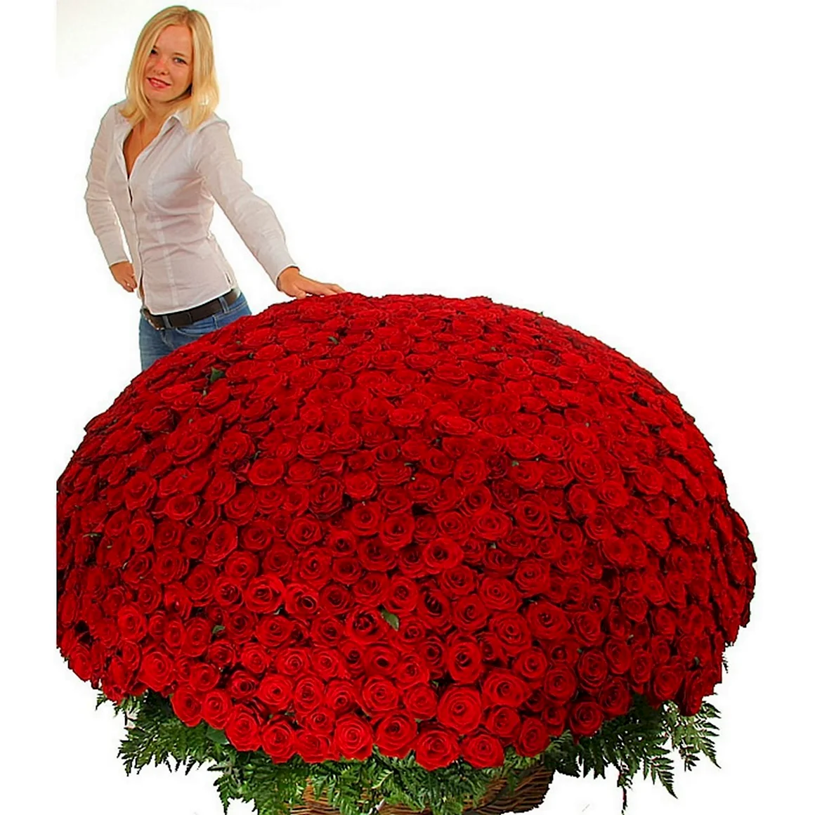 Самый большой букет цветов