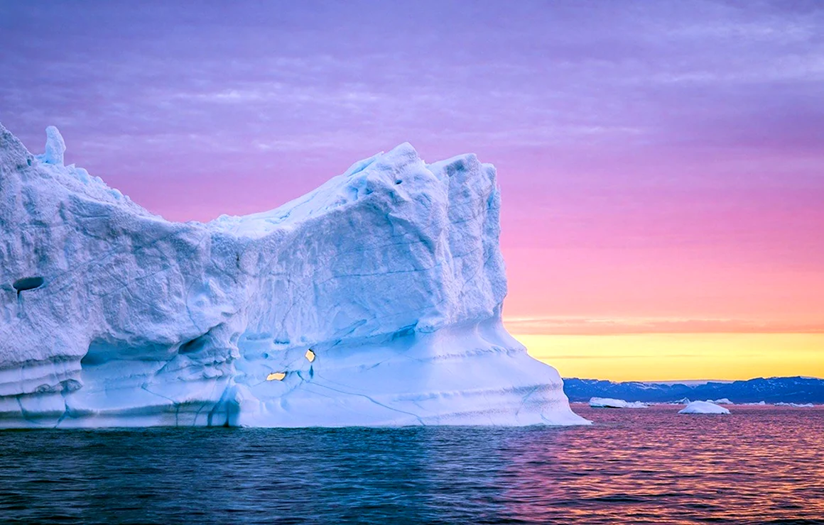 Северный полюс айсберги