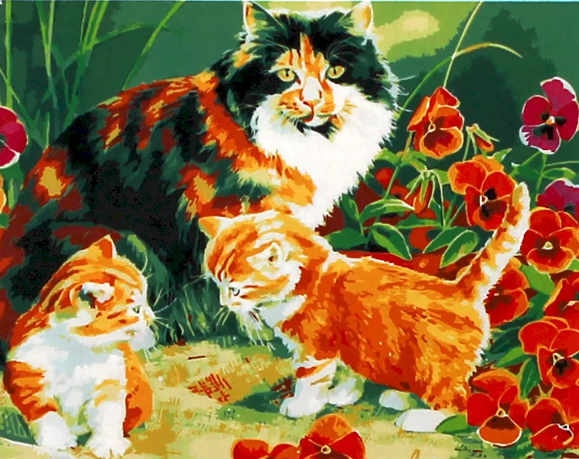 Сьюзен Бордет картины котов