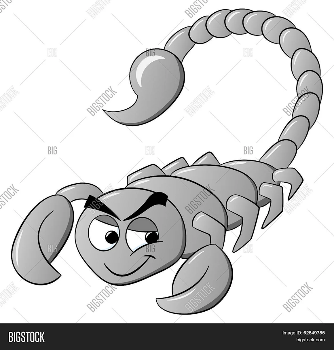 Скорпион мультяшный