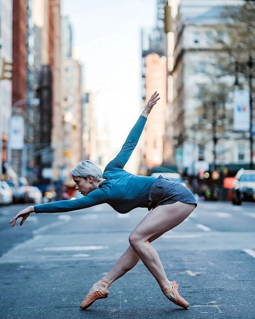 Танцоры балета на улицах Нью-Йорка фотограф Omar z Robles