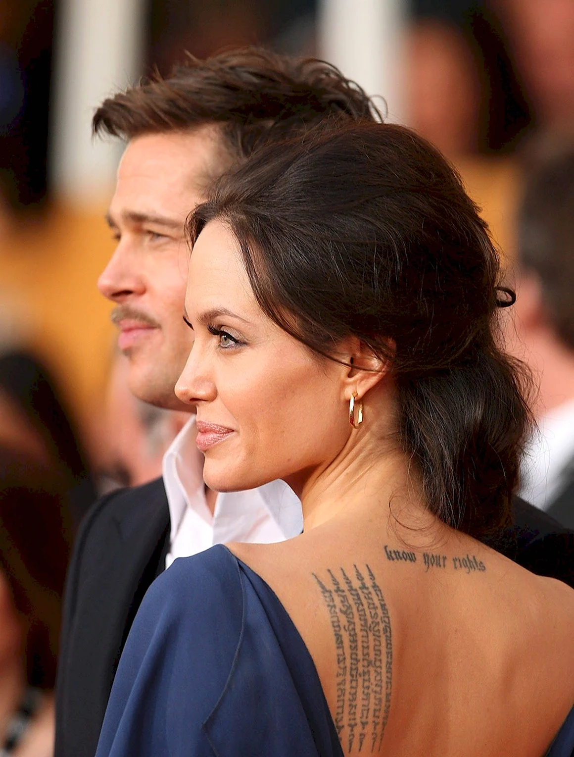 Татуировки звезд Анджелина Джоли