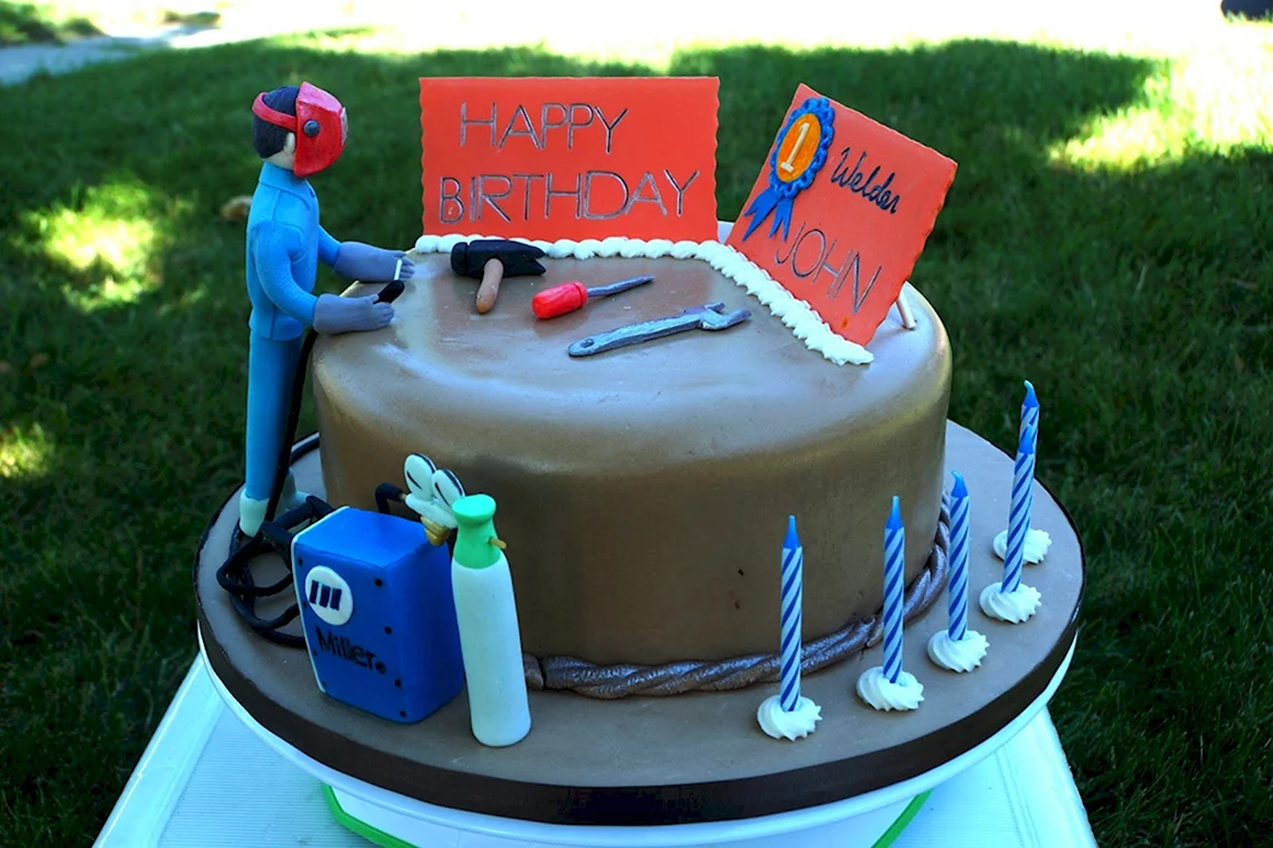 Торт для сварщика на день рождения