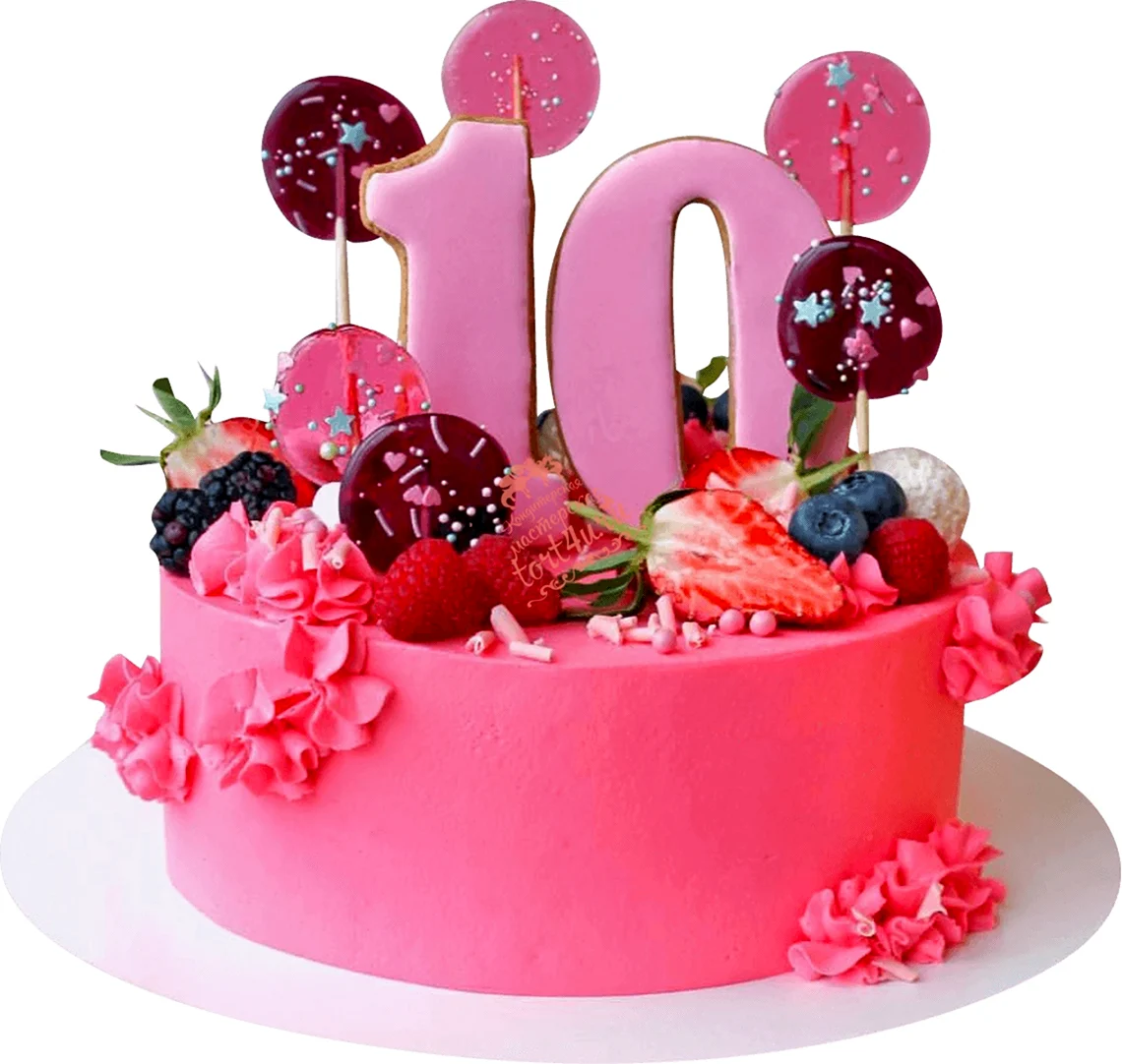 Торт на день рождения девочке 10 лет красивые