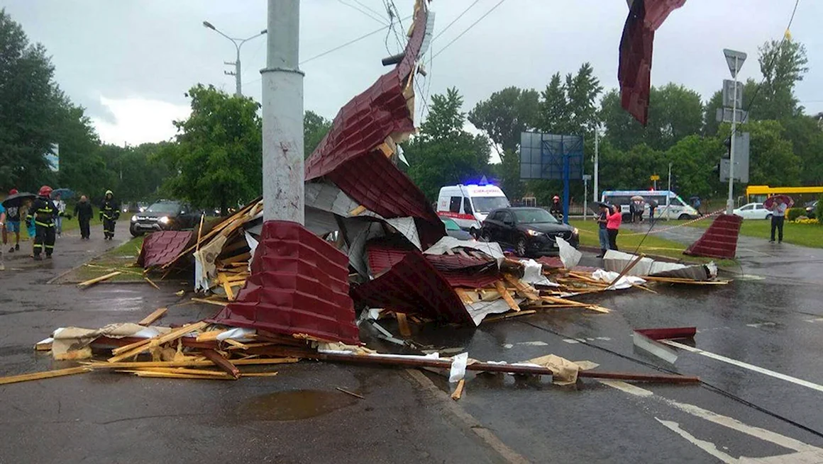 Ураган в Минске