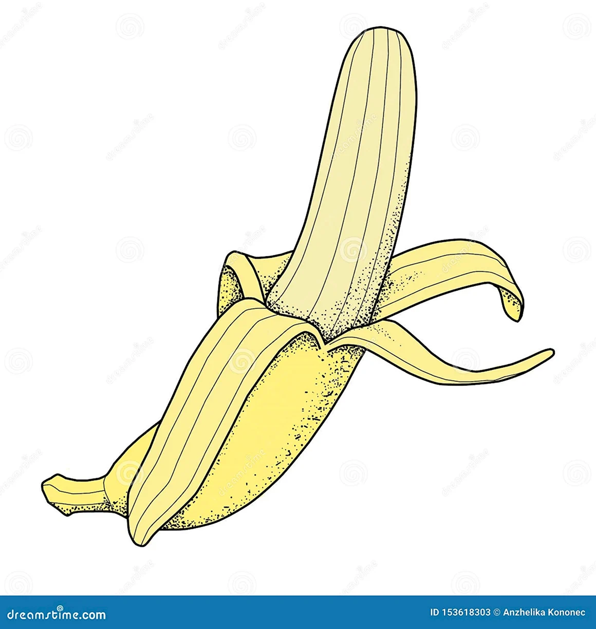Ваниль банан эскиз