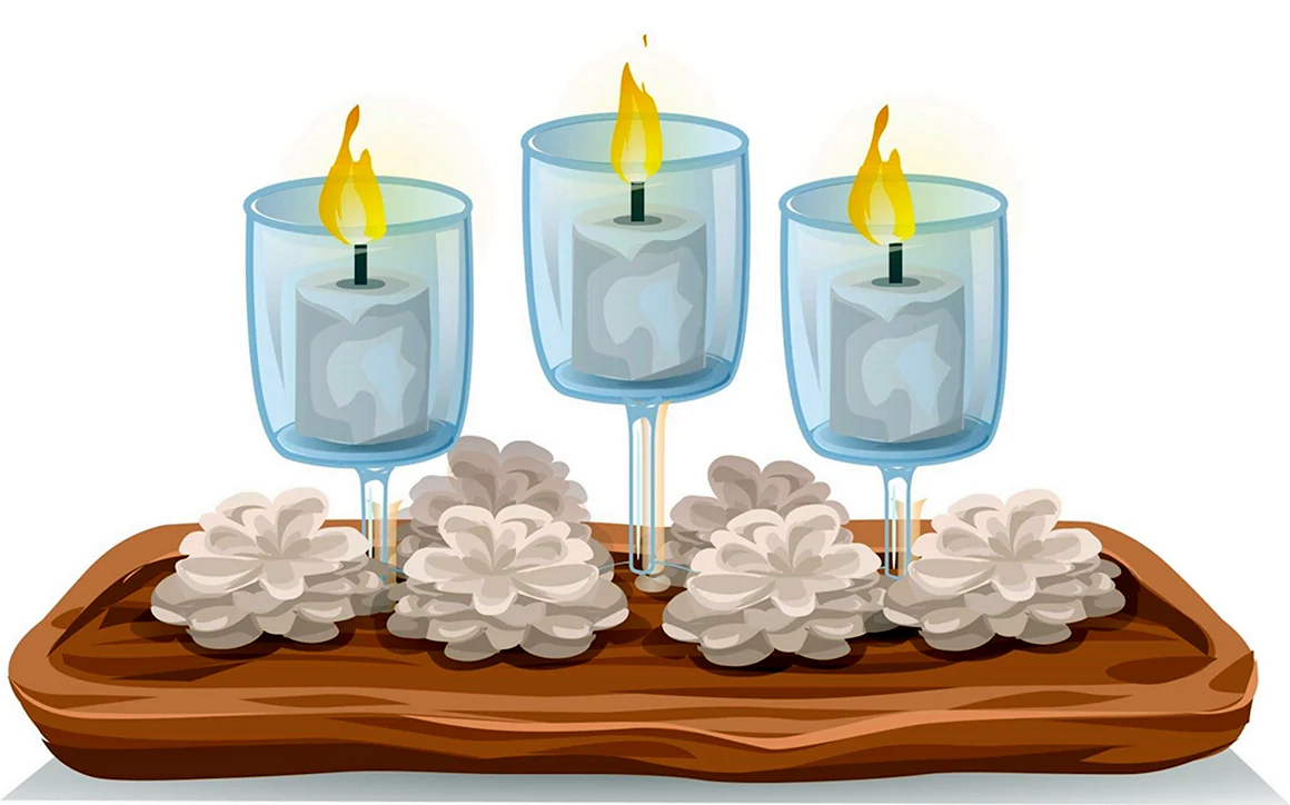 Векторное изображение свечи