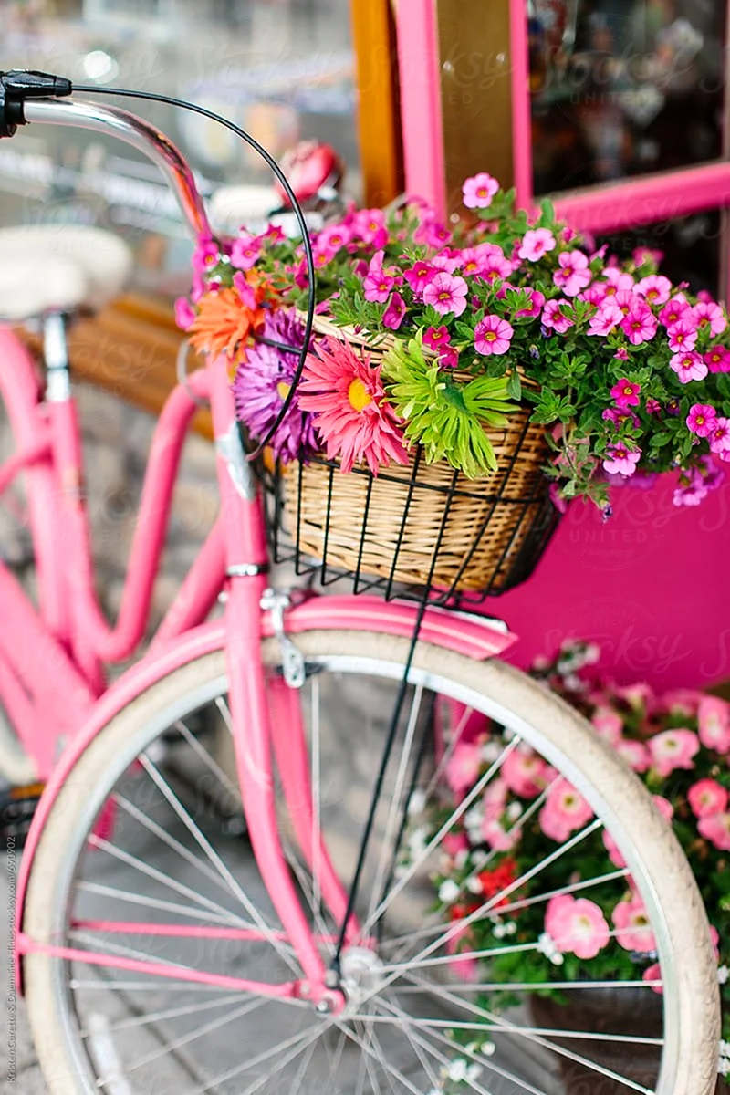 Велосипед Фловер розовый