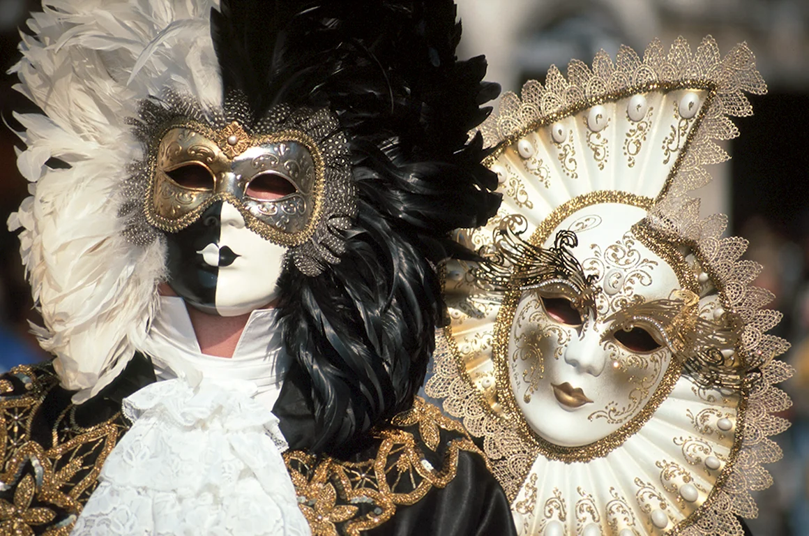 Венеция маски карнавал Коломбина
