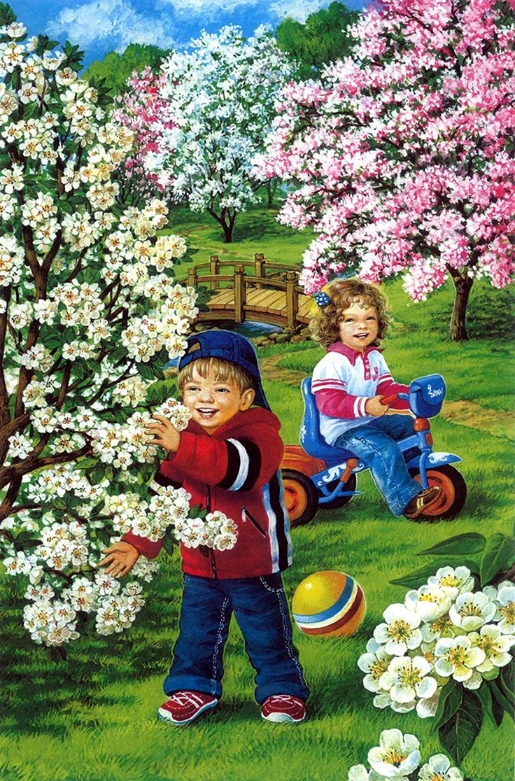 Весна для детей