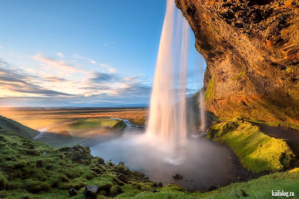 Водопад Сельяландфосс Исландия