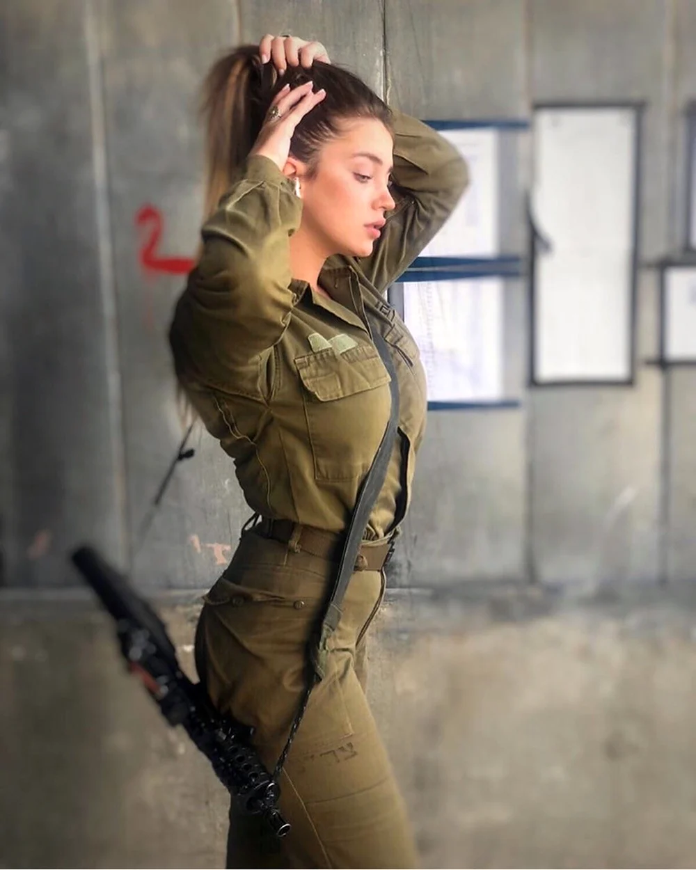 Военнослужащая израильской армии София Лерман