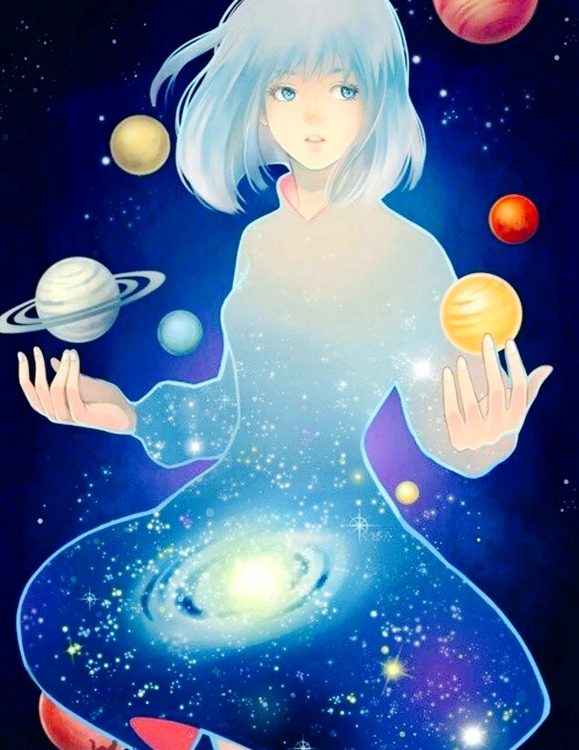 Вселенная в виде человека