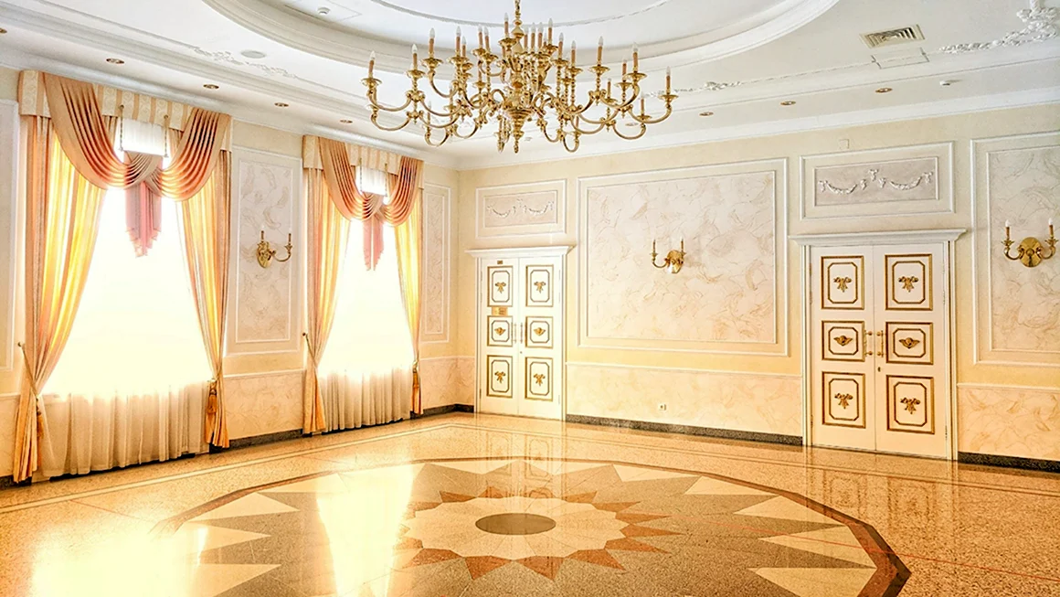 Зал дворца дворец бракосочетания 1 управления ЗАГС Москвы