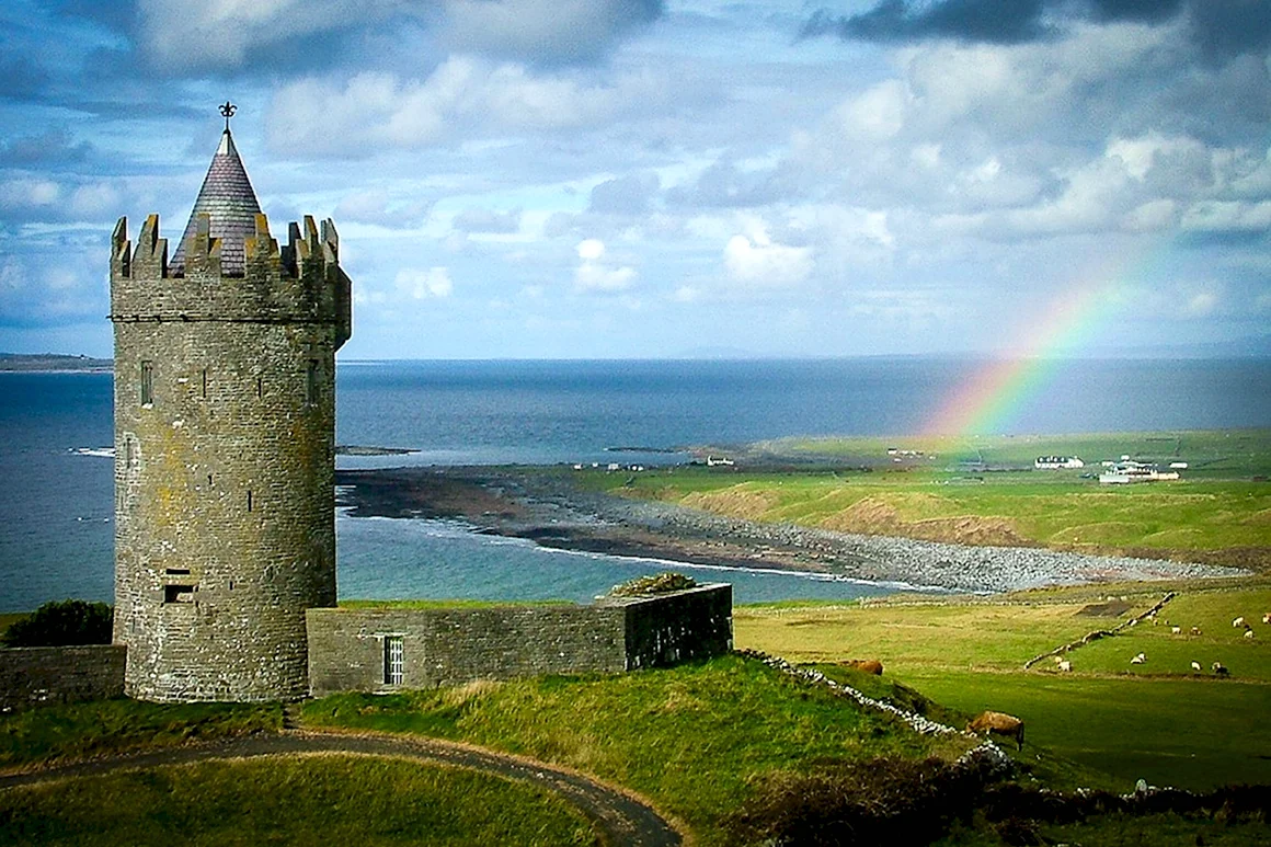 Замок Дунагор Ирландия