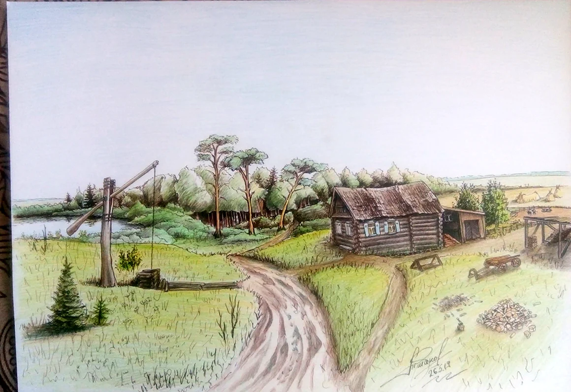 Зарисовки сельской местности