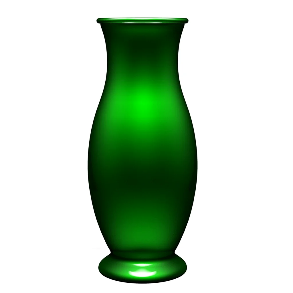Зеленая ваза для цветов