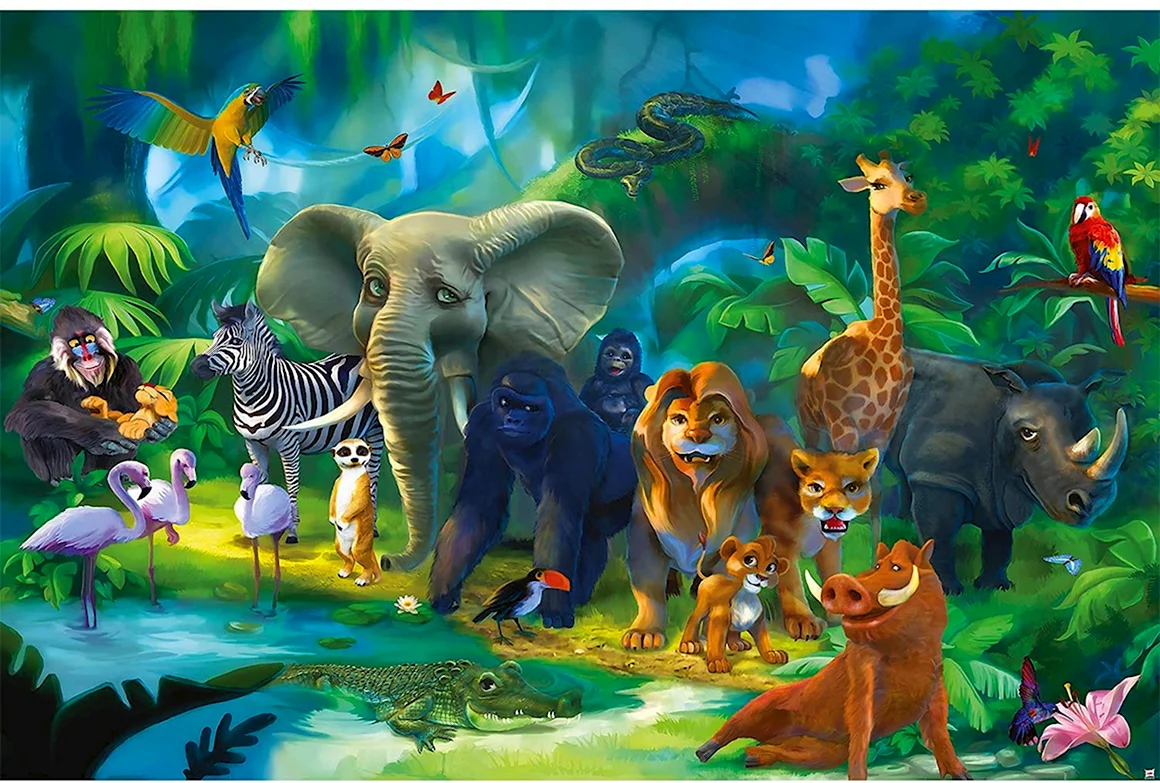 Животные джунглей