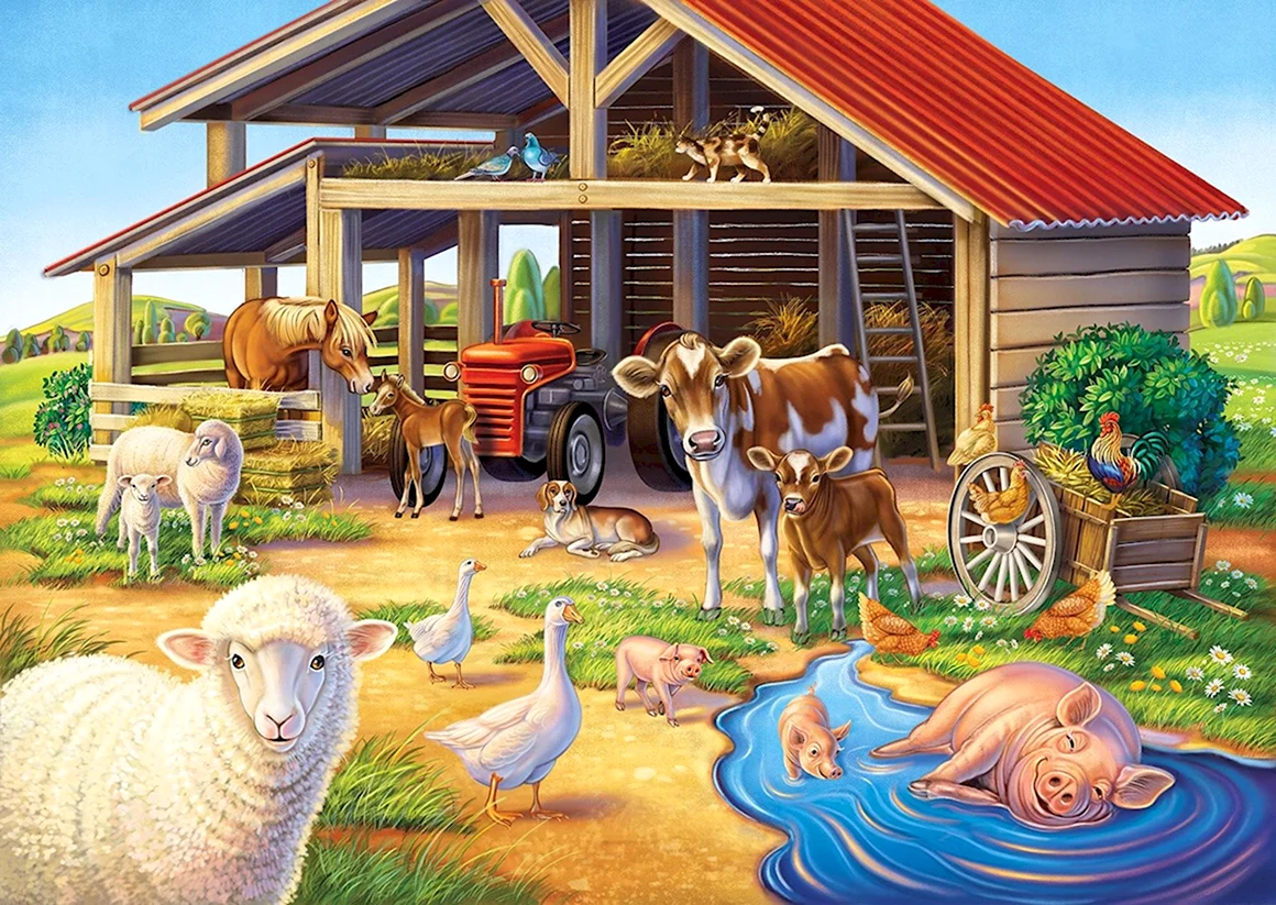 Животные на ферме