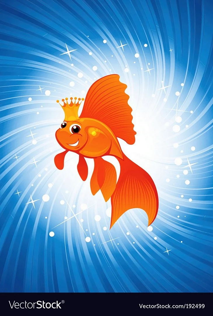 Золотая рыбка из мультика